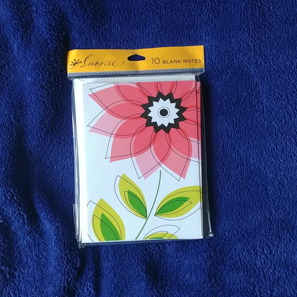 Flower note cards